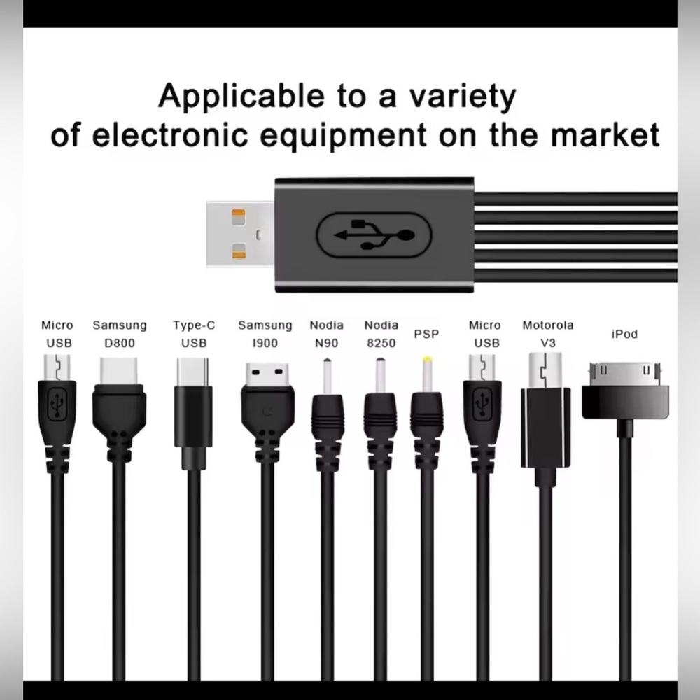 Multi-Connector USB Charging Cable - Picture 2 of 2